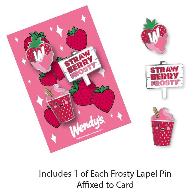 [LP1688] Strawberry Lapel Pin Set